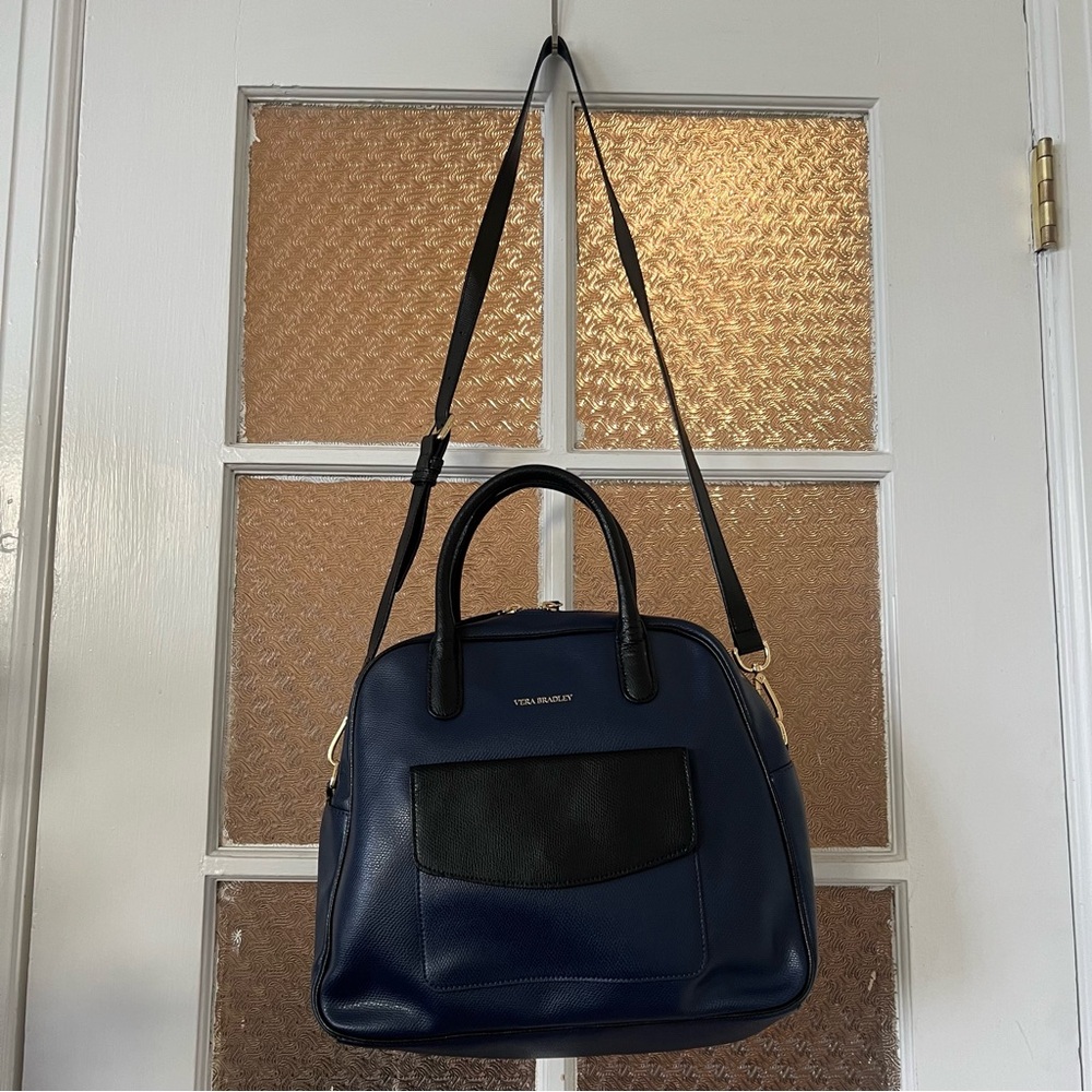 Vera Bradley blue leather purse